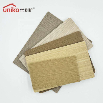 Wood Veneer Interior Decorative Panels PVC Hotel Office Suspended Ceilings Background WPC Wall Board PVC Wall Coating