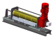 Single layer self-arranging rope boom machine