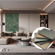 Modern PVC WPC Wall Panel Carbon Fiber Foam Board Waterproof PVC Plastic for Interior Decoration Bedrooms Living Rooms