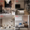 Wood Veneer Interior Decorative Panels PVC Hotel Office Suspended Ceilings Background WPC Wall Board PVC Wall Coating