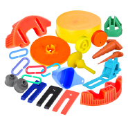 Factory Custom Molded Plastic Furniture Accessories Rectangle Pvc Pipe End Cover Cap Plastic Covers