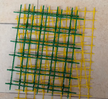 Glass fiber guardrail net