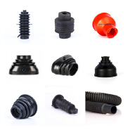 Custom Shock Absorber Rubber Sleeve Bellows Dust Cover Soft Cylinder Rod Rubber Bellows Sleeve