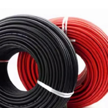 Black Red Solar Cable DC 6mm 25mm 35mm 70mm Tinned Copper Stranded PVC Construction 1500V Power Cables for Single Batteries