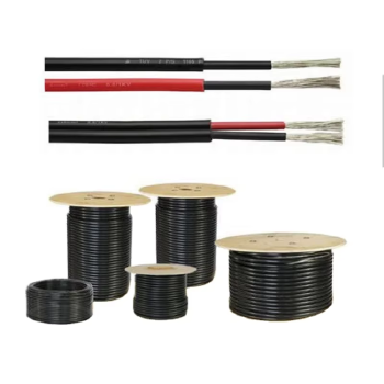 Black Red Solar Cable DC 6mm 25mm 35mm 70mm Tinned Copper Stranded PVC Construction 1500V Power Cables for Single Batteries