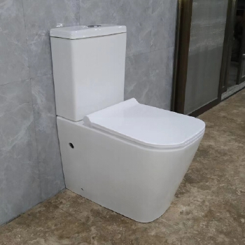 Water Mark P-Trap Bidet Bathroom Ceramic Sanitary Ware Two Piece Washdown Wc Water Closet Toilet with Toilet Set Bowl Seat Cover 2376