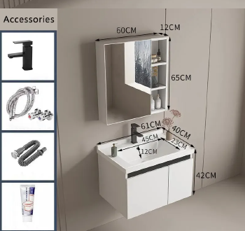 Stylish Smart Mirror Vanity Set for Contemporary Bathroom Spaces