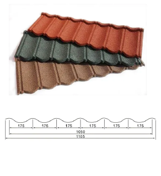 Stone Coated Metal Roofing Tiles