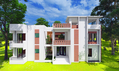 The Modern Teertha's Villa Design