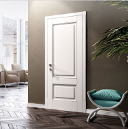 Super Quality Unique Design MDF Door PVC Wood Design Coated Interior Door Living Room Bedroom