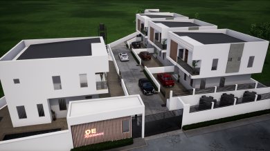 THE MODERN DUPLEX VILLA DESIGN