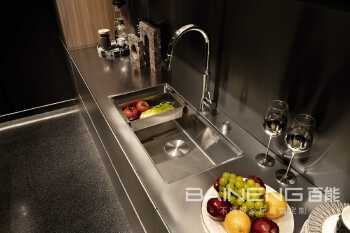 BAINENG High-end Kitchen Cabinet Factory Stainless Steel Kitchen Cabinet One-stop Customized Home Whole House Home Customization