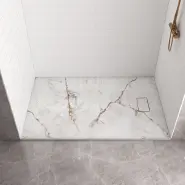 Colored Shower Base with Side Drain (No   Flange)