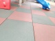 Dyed floor mat 
