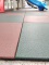 Dyed floor mat 