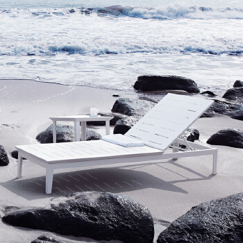 Paris Outdoor Aluminum Sun Lounger