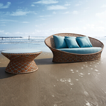 Provence Outdoor Wicker Sofa Set