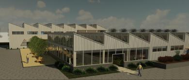 The Modern Greenary Complex Bulding Design