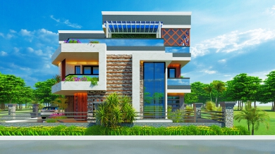 Proposed 4 bedroom maisonette