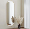 Modern Gold Framed Rectangular LED Mirror Full Length Dressing Mirror