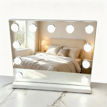 Rectangular Hollywood Vanity Mirror