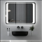 Hotel-Style Luxury Lighted Mirror, Rectangular with Rounded Corners & Minimalist Design