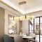 Affordable luxury circular crystal ceiling light—minimalist, modern, and impressive—suitable for living rooms, dining rooms, and master bedrooms.