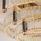 Affordable luxury circular crystal ceiling light—minimalist, modern, and impressive—suitable for living rooms, dining rooms, and master bedrooms.