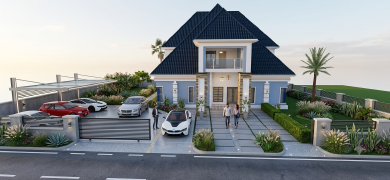 The proposed 4-Bedroom Bungalow with Penthouse Development 