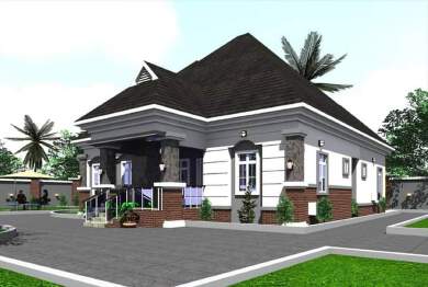 Architectural Design for a Bungalow in Ikwerre 
