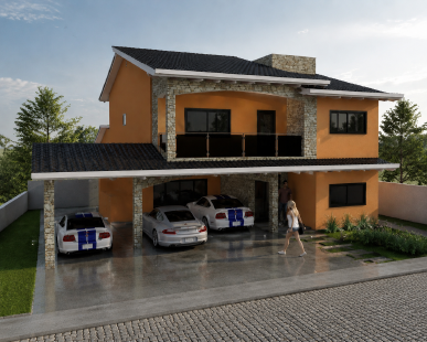 Modern Vivienda Raymon Villa Design