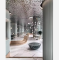 Custom Embossed Water Wave Textured Stainless Steel Sheet Metal Panel for Hotel Ceiling and Architectural Decor