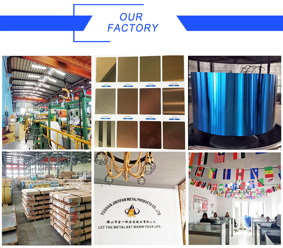 Y387 Factory Supply Ceiling and Wall Decoration Mirror Finish ASTM 304 Sus 304 Water Ripple Embossing Stainless Steel Sheets