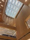 Aluminum‑alloy composite natural bamboo veneer grille and ceiling