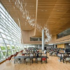 Aluminum‑alloy composite natural bamboo veneer grille and ceiling