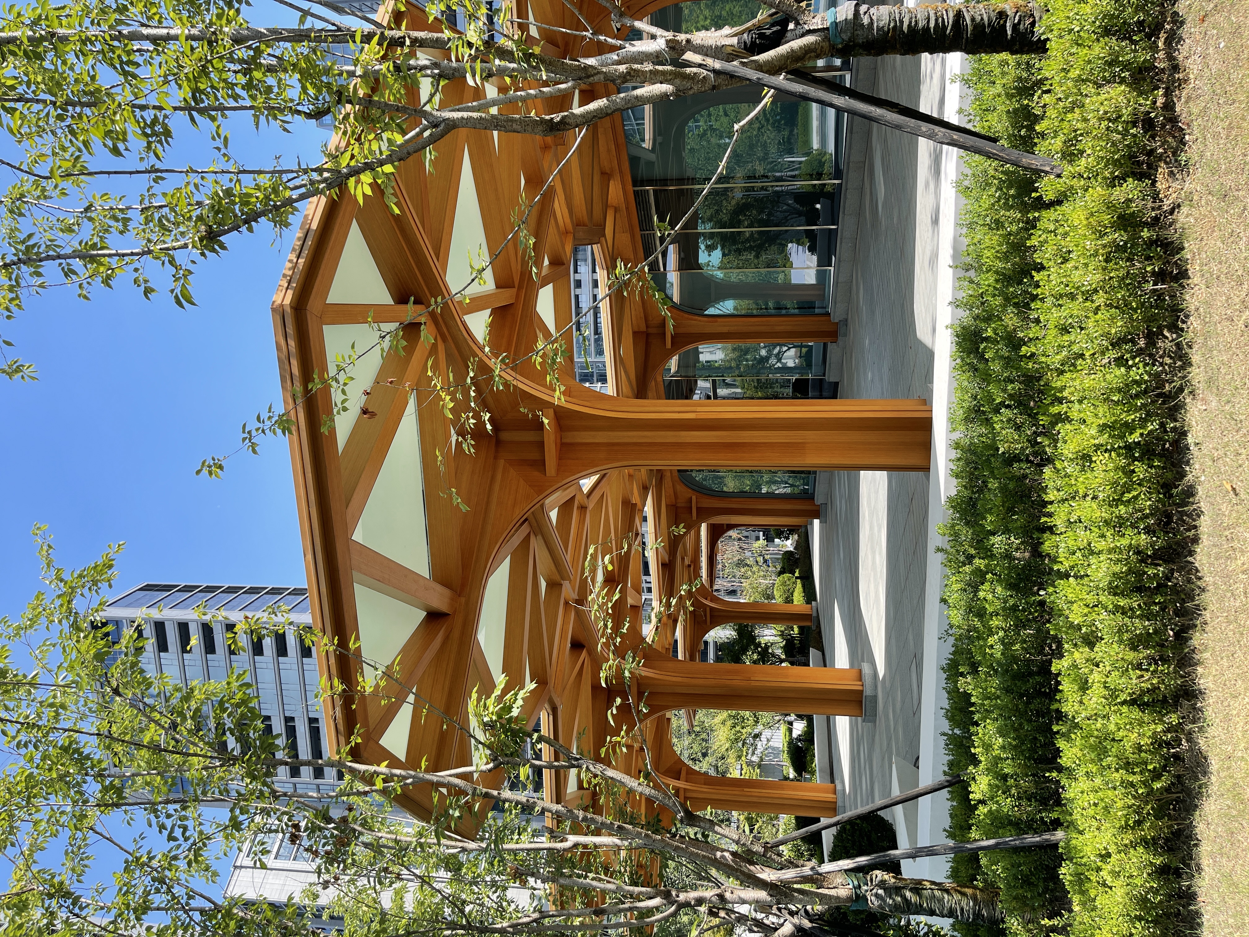 Outdoor Weather‑Resistant 10mm‑Thick Bamboo Panel Decoration