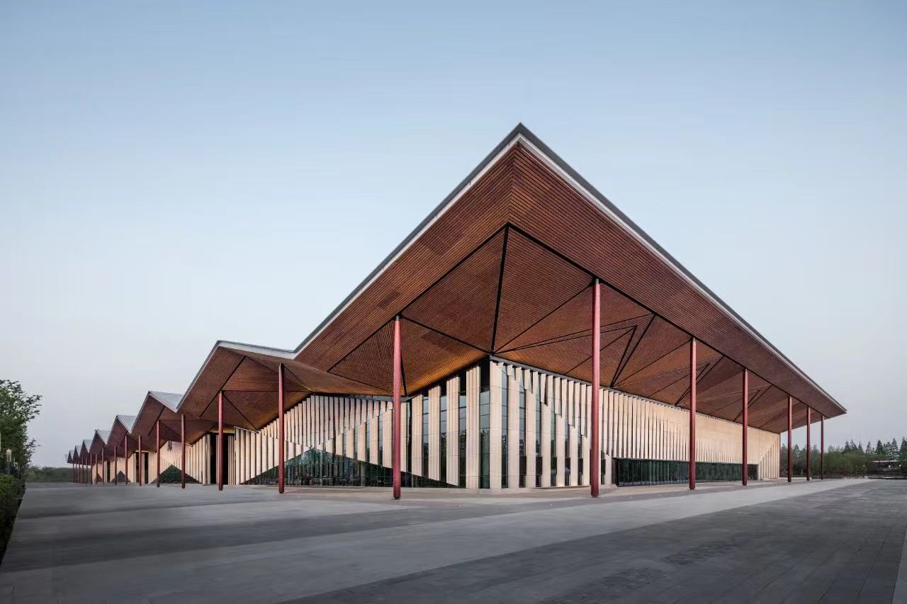 Weather‑Resistant Reconstituted Bamboo Ceiling
