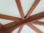 Outdoor Weather‑Resistant 10mm‑Thick Bamboo Panel Decoration