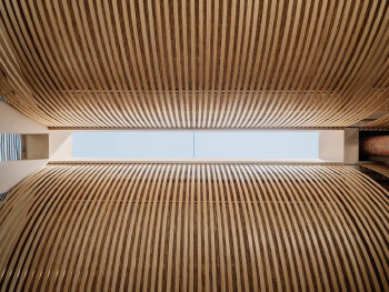 Custom Special‑Shaped Engineered Bamboo Ceiling
