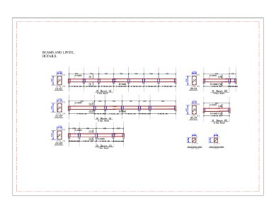 The Modern Villa Structural Construction Drawing Design