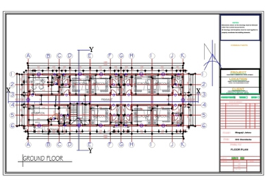 The Modern Villa Structural Construction Drawing Design