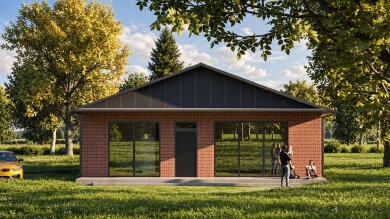 Compact Family House