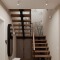 Luxury Custom Floating Wood Stairs Modern Interior Staircase with Glass Railing