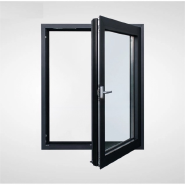 Custom Size Aluminum Alloy Window Double Glazed Tempered Glass Soundproof Waterproof Aluminum Window for Villa
