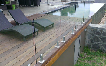 Modern Design Spigot Glass Clamp Railing Stainless Steel Glass Balustrade For Balcony Deck Stair Outdoor Indoor Custom Size