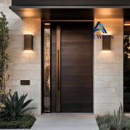Light Luxury Steel Door, Modern Simple Entrance Door, Anti-Theft Sound Insulation High-End Customization Entry Door