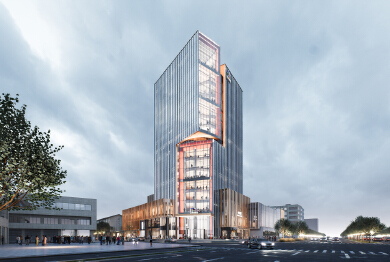 Office Tower + Retail podium
