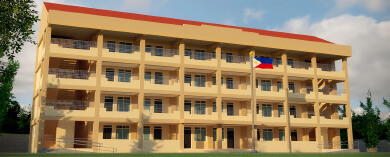 4-storey school building