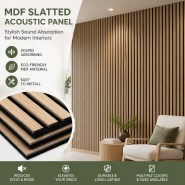 MDF Wood Slat Acoustic Panel