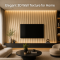 Premium Humidity Resistant Easy Install Geometric Pattern Hotel Hallway Gallery Wall Panels